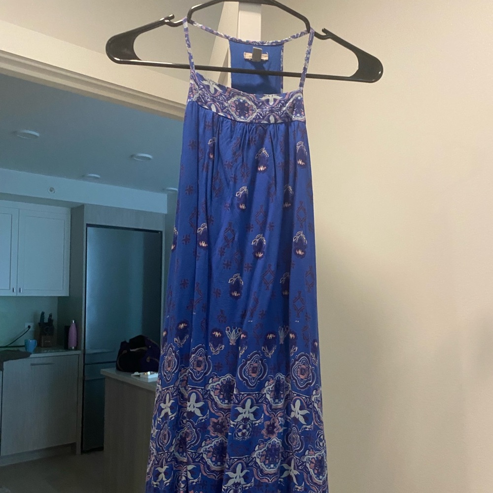 Urban outfitters blue floral dress, small